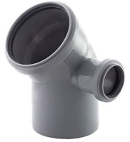 Отвод 110/50 угол 45 правый для внутр.канал. РТП 1/35