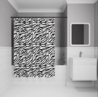 Шторка д/ванной с кольцами 200*180см, BB03P18i11 Iddis