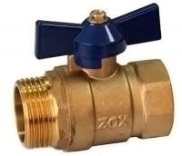 Кран шар баб. 1/2 г/ш лат ZOX 1/20/200