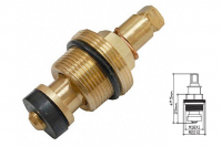 Кран букса М18 рез. под квадрат (д/российских смесителей) G9514 (компл 2шт) цена за 1шт. GOTA ROCIO®(51-4) европодвес 1/500
