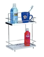 Полка металл. прямая 2-х ярусная G83302 GOTA ROCIO® (330-2) 1/12 европодвес