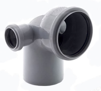 Отвод 110/50 угол 87 левый/правый для внутр.канал. РТП 1/25