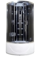 Душ.каб.1000*1000*2200 выс.под.,.стекло тон г/м, эл, дозат, м/ног.NG-909-01