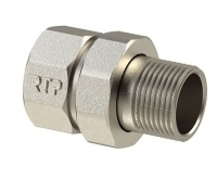 Соединитель американка 1/2 г/ш лат никель RTP 1/10/150