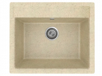 Мойка Модель GR 565-002 (слоновая кость) матовая SOFT-TOUCH 565*495*175 с сифоном GOTA ROCIO