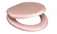 Сиденье д/унитаза мягкое розовое 1/17