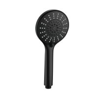 Лейка д/душа 5-реж. d115 ABS пластик черная (S0182b) GOLDEN FOX® блистер