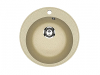 Мойка Модель GR 475-002 (слоновая кость) матовая SOFT-TOUCH 475*475*170 с сифоном GOTA ROCIO