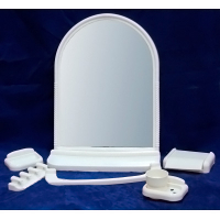 Набор д/ванной с зеркалом 6пр. "Елена МХ" 106 крем 1/6