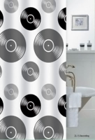 Шторка д/ванной 180*200см Zalel "Recording" ZL-15