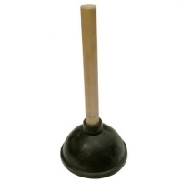 Вантуз конический с деревяной ручкой d130 (5-0005)