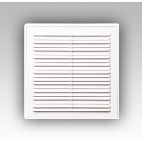 Решетка вентиляционная вытяжная с рамкой разъемная 180*250 1825ВР/НР АБС белая