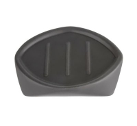 Мыльница настольная керамика Tetra графит B4505-4_в
