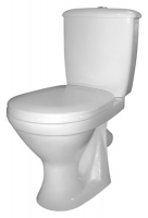 Унитаз-компакт Суперкомпакт белый с сиденьем, с арматурой, Стандарт (г.Ст.Оскол)