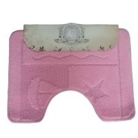 Коврик д/туалета 45*55см Zalel B розовый