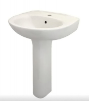 Умывальник-тюльпан Антей 55см с/отв. (Умывальник Антей+пьед. Антей) (г.Лобня)