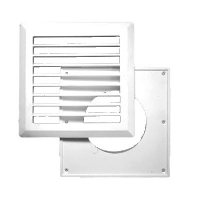 Решетка вентиляционная 175*175 с фланцем 100, прямые жалюзи "Комплект" К004 1/18