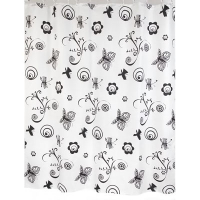 Шторка д/ванной 180*200см Zalel "Flourishes" YQL-1153 1/35