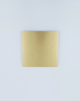 Лицевая панель для вентилятора SYSTEM+. Серия GORIZONT, Ø100, пластик, золото, GORIZONT 100gold