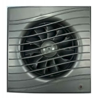 Вентилятор D100 осевой вытяжной с обратным клапаном ВИЕНТО STILL В100СК gray metal 1/24