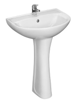 Умывальник-тюльпан Виктория с обр. перел. белый  (ум.Виктория.+ пьед.Ворот.) 56см (г.Воротынск)