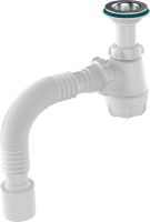 Сифон 1 1/4*40 с гофрой 40*50 Aquant S2010 удлин. горловина 1/35 (аналог C2010)