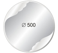 Зеркало 500 круг ЗР-049 пескоструйная графика Зеркало 500 круг ЗР-049 пескоструйная графика