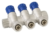 Коллектор резьбовой 3/4*16-16 с 2 вентелями PFmv268.2С