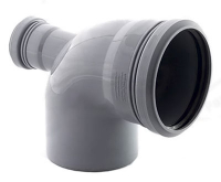 Отвод 110/50 угол 87 фронтальный вых.тыл. для внутр.канал. РТП 1/35