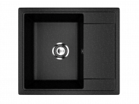 Мойка Модель GR 575-004 (черный оникс) матовая SOFT-TOUCH 575*495*190 с сифоном GOTA ROCIO