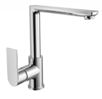 Смеситель Бродс д/кухни с высоким изливом шар. креп. гайка 10030 латунь, хром GOLDEN FOX 1/10