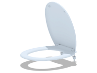 Сиденье д/унитаза Ани Пласт металл. креп. WS0110 (Элегант, Универсал, Уют) 1/15