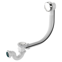 Обвязка на ванну 1 1/2*40 с выпуском и переливом, полуавтомат Aquant V321 1/22 