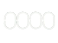 Кольца д/штор белые 12шт. блистер 1/12