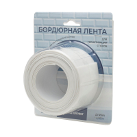 Лента бордюрная д/раковины и ванн 60мм*3,35м 130815 1/10 Лента бордюрная д/раковины и ванн 60мм*3,35м 130815 1/10