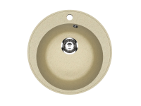 Мойка Модель GR 475-002 (слоновая кость) матовая SOFT-TOUCH 475*475*170 с сифоном GOTA ROCIO