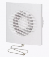 Вентилятор D120 осевой вытяжной с тяговым выключателем ВИЕНТО В125СВ ВОЛНА