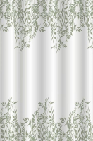 Штора д/ванной комнаты с кольцами GOTA ROCIO® Green bamboo 180*180 1/25