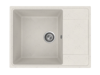 Мойка Модель GR 650-001 (бел) матовая SOFT-TOUCH 650*495*180 с сифоном GOTA ROCIO