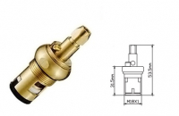 Кран букса М18 кер. под квадрат (д/российских смесителей) G9512  цена за 1шт. GOTA ROCIO®(51-2) европодвес 1/500
