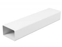 Воздуховод пластиковый прямоугольный 0,5 метра 55*110 В511ВП05 1/24