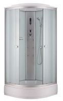 Душ.каб.900*900*2150 низ.акр.поддон,мат.ст. полка, г/м, пульт. электр. верх душ, руч душ. NG-3317-14