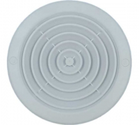 Диффузор приточно-вытяжная круглая с фланцем 100 мм, неразъемная. Серия TRU, 100ДФ-TRU
