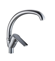 Смеситель д/кухни шар. с высоким изливом, креп.гайка G022410 d35 Акварель GOTA ROCIO® 1/10