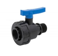 Кран шаров. для ПНД труб компрес. вн/нар 3/4*3/4 ТПК-АКВА РАСПРОДАЖА