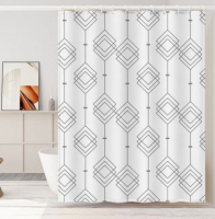 Шторка д/ванной 180*200см Zalel полиэстер (232774)