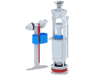 Арматура д/бачка кноп. хром бок/подв АНИпласт WС6050М (534732) 1/20