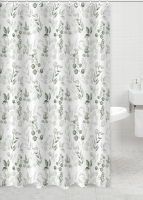 Штора д/ванной комнаты с кольцами GOTA ROCIO® Green Plant 180*180 1/25 Штора д/ванной комнаты с кольцами GOTA ROCIO® Green Plant 180*180 1/25