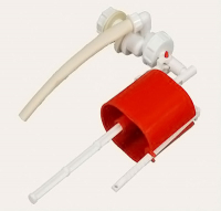 Клапан наполнительный д/бачка унитаза боковой подвод, универсальный, пластик РБМ 1/50