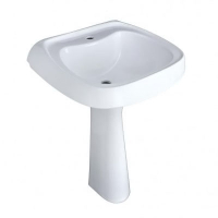 Умывальник-тюльпан Водолей 57см с/отв. (Умывальник Водолей+пьед. Салют) (г.Лобня)